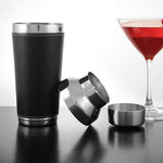 Black Leather Cocktail Shaker