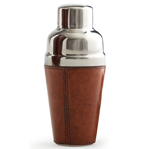 Brown Leather Cocktail Shaker