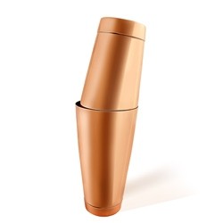 Weighted Cocktail Shaker - Copper Plated - 18 and 28oz Set